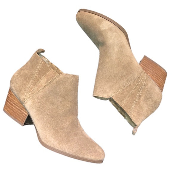 Crown Vintage Shoes - Crown Vintage Suede Booties